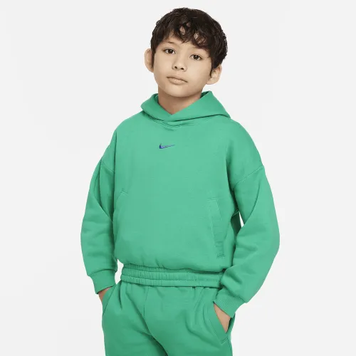 Nike Culture of баскетбольні Big дитячі оверсайз Pullover баскетбольні Толстовка з капюшоном колір зелений