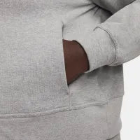 Nike Dri-FIT One женская Full-Zip French Terry Толстовка с капюшоном (большие размеры) цвет серый
