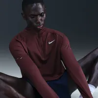 Nike Stride чоловічі Dri-FIT 1/4-Zip Running Top колір червоний