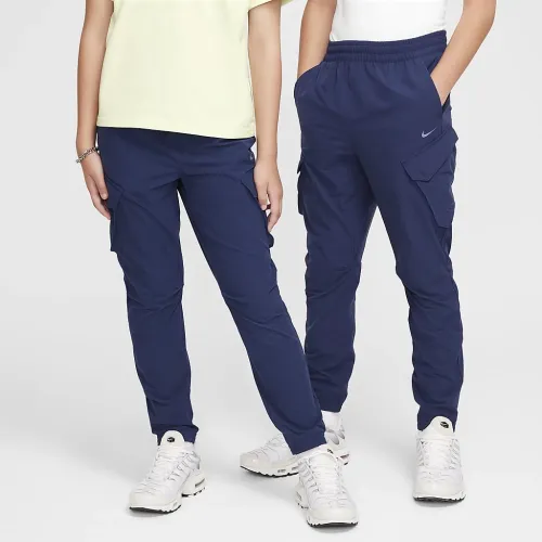 Nike Sportswear City Utility Big детские Cargo Pants синий