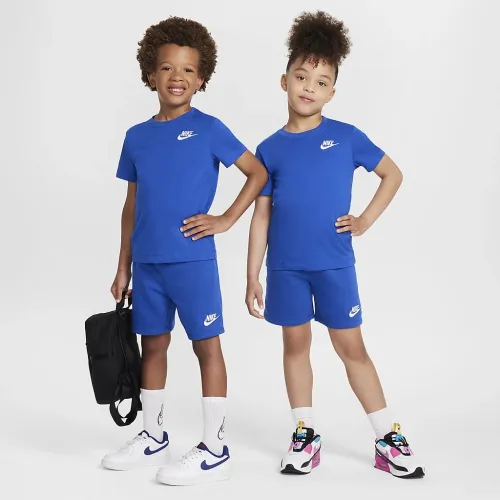 Nike Club Little дитячі Knit шорти комплект блакитний