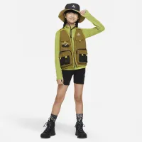 Nike ACG Therma-FIT Big детские (Girls') 1/4-Zip Long-Sleeve Top цвет зеленый