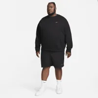 Nike Solo Swoosh чоловічі Fleece Crew колір чорний
