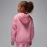 Nike Jordan Brooklyn Fleece Little детские Pullover Толстовка с капюшоном Pink