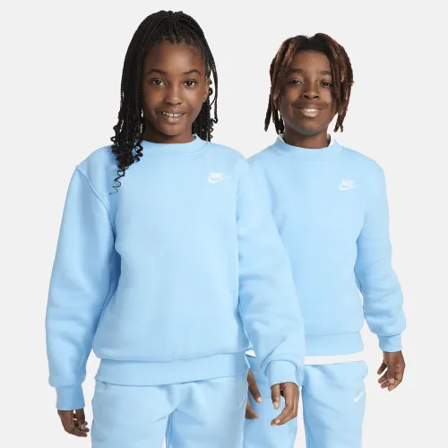 Nike Sportswear Club Fleece Big детские свитшот синий