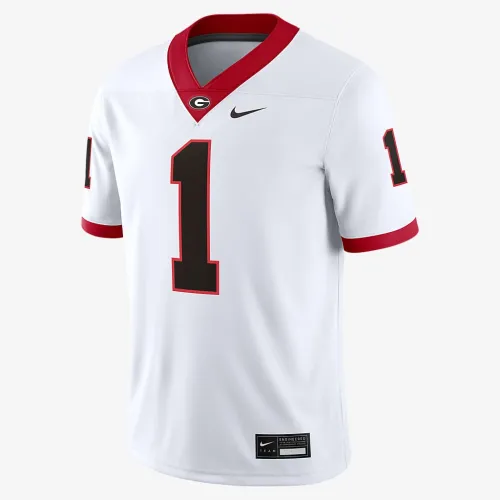 Georgia Bulldogs мужские Nike Dri-FIT College Game Jersey цвет белый