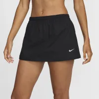 Nike Sportswear Essential жіноча Mid-Rise Woven Cargo Midi спідниця колір чорний
