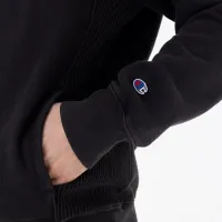 Кофта/футболка Champion Waffle Insert Reverse Weave Толстовка з капюшоном 218643-KK001 - Чорна