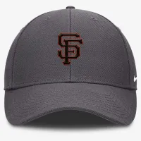 San Francisco Giants Club чоловічі Nike Dri-FIT MLB Adjustable Hat колір сірий