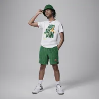 Nike Jordan Fuel Up, Cool Down Big детские Graphic футболка цвет белый