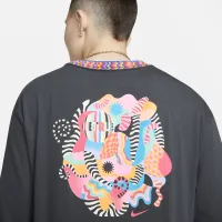Nike Be True Long-Sleeve футболка колір сірий