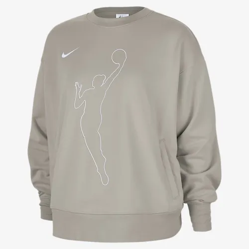 Team 13 Fly жіноча Nike WNBA Fleece Crew-Neck світшот колір сірий