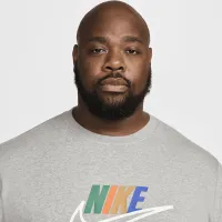 Nike Club Fleece мужские Crew цвет серый