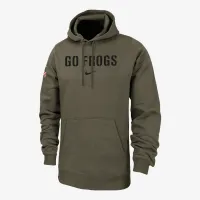 TCU Club Fleece чоловічі Nike College Толстовка з капюшоном колір зелений