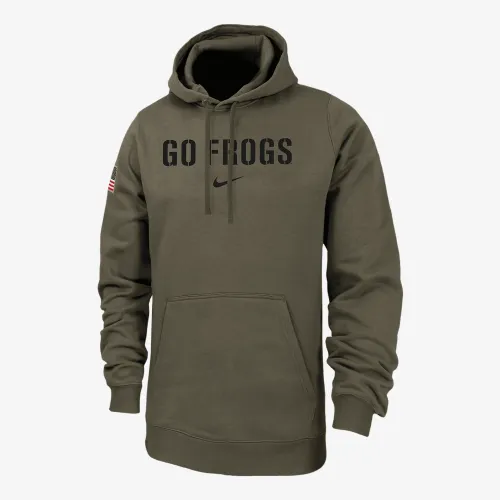 TCU Club Fleece чоловічі Nike College Толстовка з капюшоном колір зелений