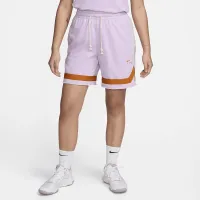 Nike Swoosh Fly жіноча French Terry баскетбольні шорти колір фіолетовий