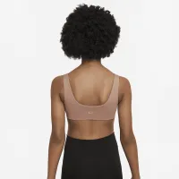 Nike Alate All U Big дитячі (Girls') Sports Bra колір коричневий