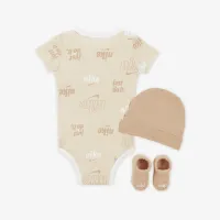 Nike E1D1 Neutral 3-Piece Gift комплект Baby 3-Piece Box комплект колір коричневий