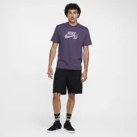 Nike SB мужские Logo Skate футболка цвет фиолетовый