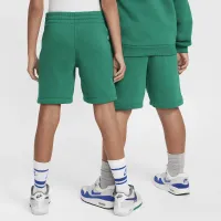 Nike Sportswear Club Big детские French Terry шорты цвет зеленый
