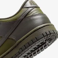 Nike Dunk Low Big детские Кроссовки цвет зеленый