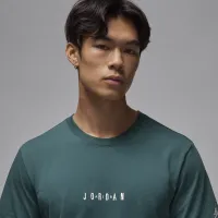 Nike Jordan Air мужские футболка цвет зеленый