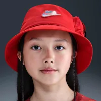 Nike x LEGO® Collection Big дитячі Apex Bucket Hat колір червоний