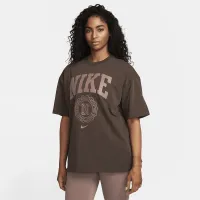 Nike Sportswear Essentials жіноча футболка колір коричневий