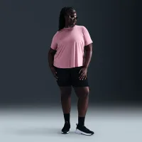 Nike One Classic жіноча Dri-FIT Short-Sleeve Top (великі розміри) Pink