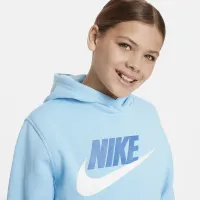 Nike Sportswear Club Fleece Big дитячі Толстовка з капюшоном блакитний