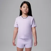 Nike Jordan Brooklyn Essentials Little дитячі 2-Piece Fleece шорти комплект Pink