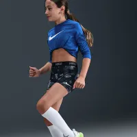 Nike Legend Big дитячі Dri-FIT Long-Sleeve футболка блакитний