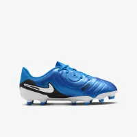 Nike Jr. Tiempo Legend 10 Academy Little/Big детские Multi-Ground Low-Top футбольные бутсы синий