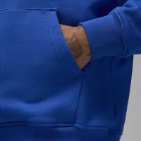 Nike Air Jordan Wordmark мужские Fleece Pullover Толстовка с капюшоном синий
