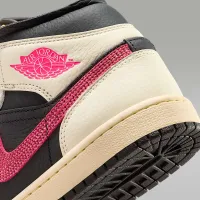 Nike Air Jordan 1 Mid SE Edge женская Кроссовки цвет коричневый