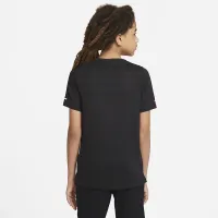Nike Dri-FIT Miler Big детские (для мальчиков) тренировочные Top цвет черный