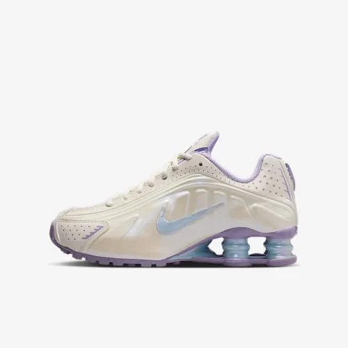 Nike Shox R4 Big детские Кроссовки цвет коричневый