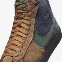 Nike SB Zoom Blazer Mid Premium Skate Кроссовки цвет коричневый