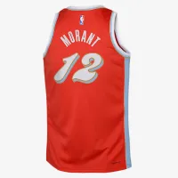 Ja Morant Memphis Grizzlies 2024/25 City Edition Big детские Nike Dri-FIT NBA Swingman Jersey цвет красный