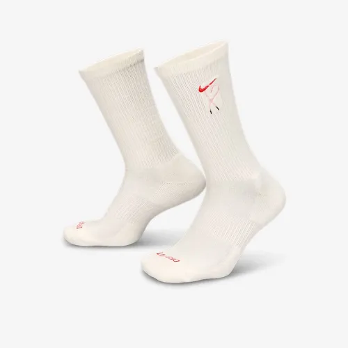 Nike Everyday Plus Cushioned Crew шкарпетки (1 пара) колір білий