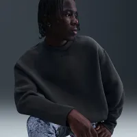 Nike Tech чоловічі Fleece Crew колір сірий