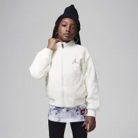 Nike Jordan Big детские Jumpman High Pile Куртка цвет белый