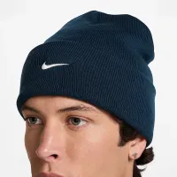 Nike Peak Swoosh Beanie блакитний
