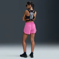 Nike Tempo женская Dri-FIT Mid-Rise Brief-Lined Running шорты Pink