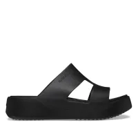 Шлёпанцы Crocs Getaway Platform H-Strap 209409-001 - Черные