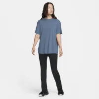 Nike One Relaxed жіноча Dri-FIT Short-Sleeve Top блакитний