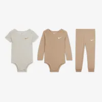Nike Essentials Baby (12-24M) 3-Piece Bodysuit комплект колір коричневий