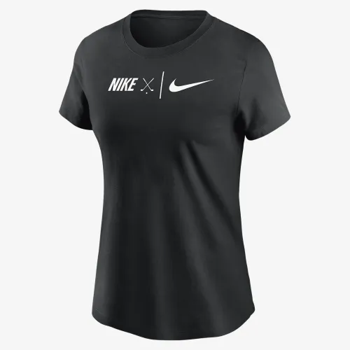 Nike жіноча для гольфу футболка колір чорний