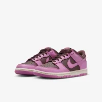 Nike Dunk Low Big дитячі Кросівки колір фіолетовий