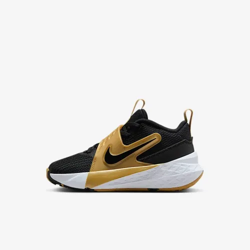 Nike Team Hustle D 12 Little дитячі Кросівки колір чорний